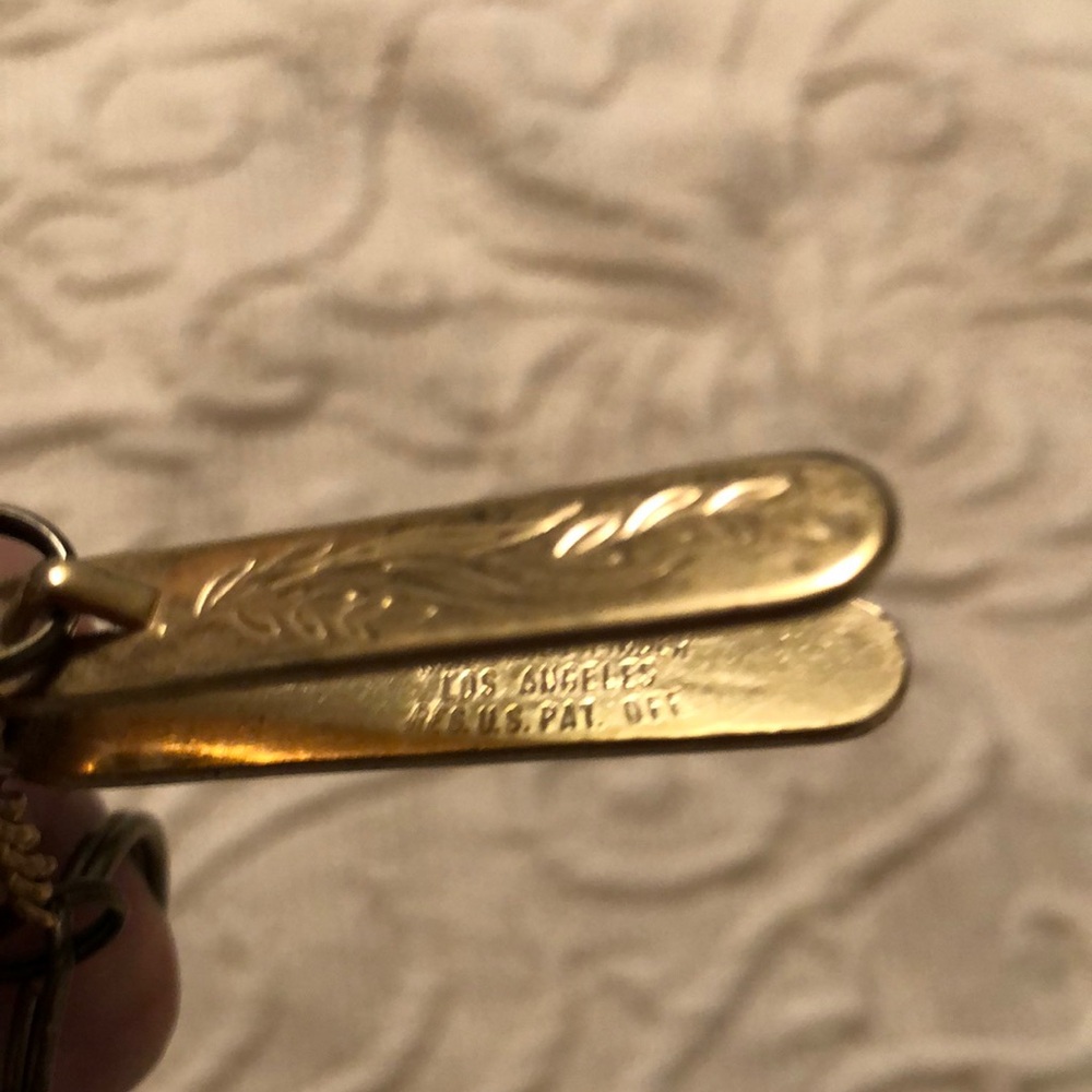 Vintage Blue Stone Keychain - Picture 3 of 6